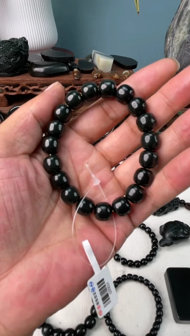 手链未镶嵌和田玉新疆和田玉塔青卡11老型珠