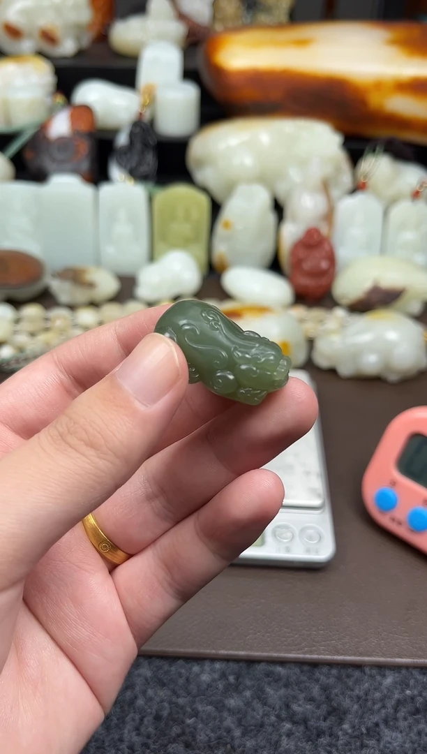 未镶嵌和田玉挂件磊*1