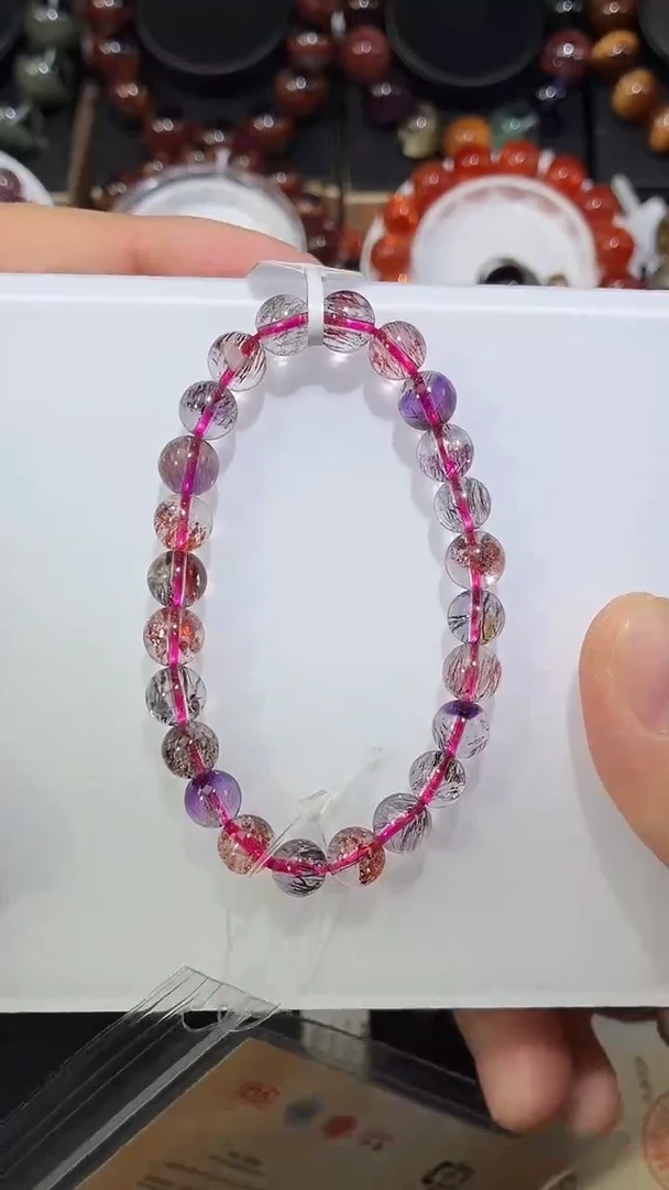 未镶嵌手链水晶?超七单圈手链