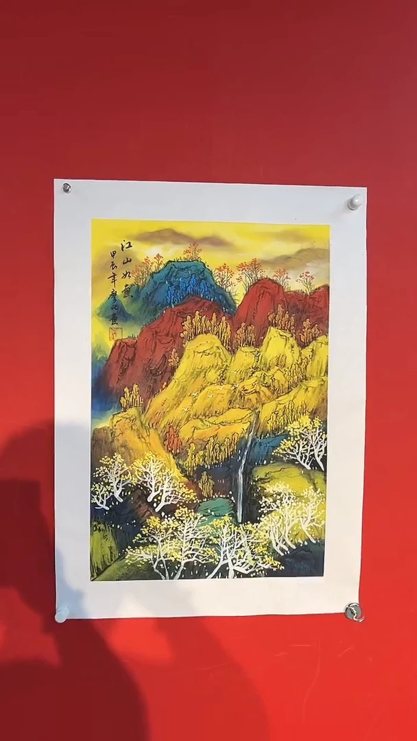 国画廖化老师国画作品