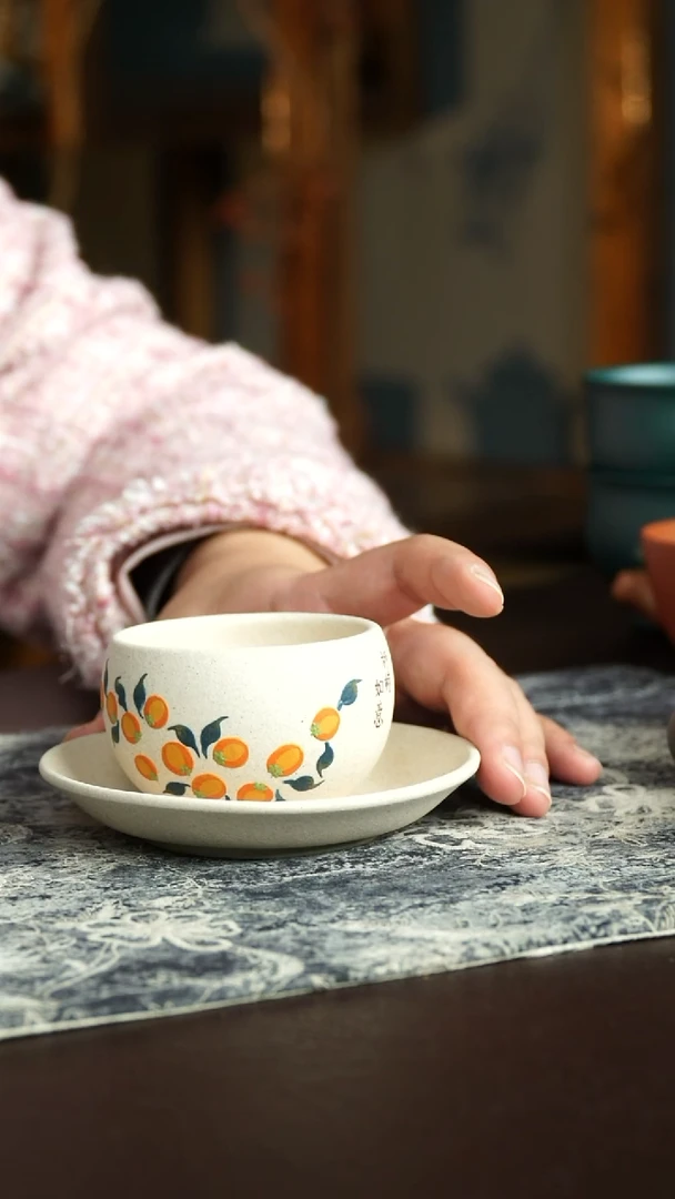 茶杯紫砂79号 特价柿子杯 宜兴紫砂原矿作品