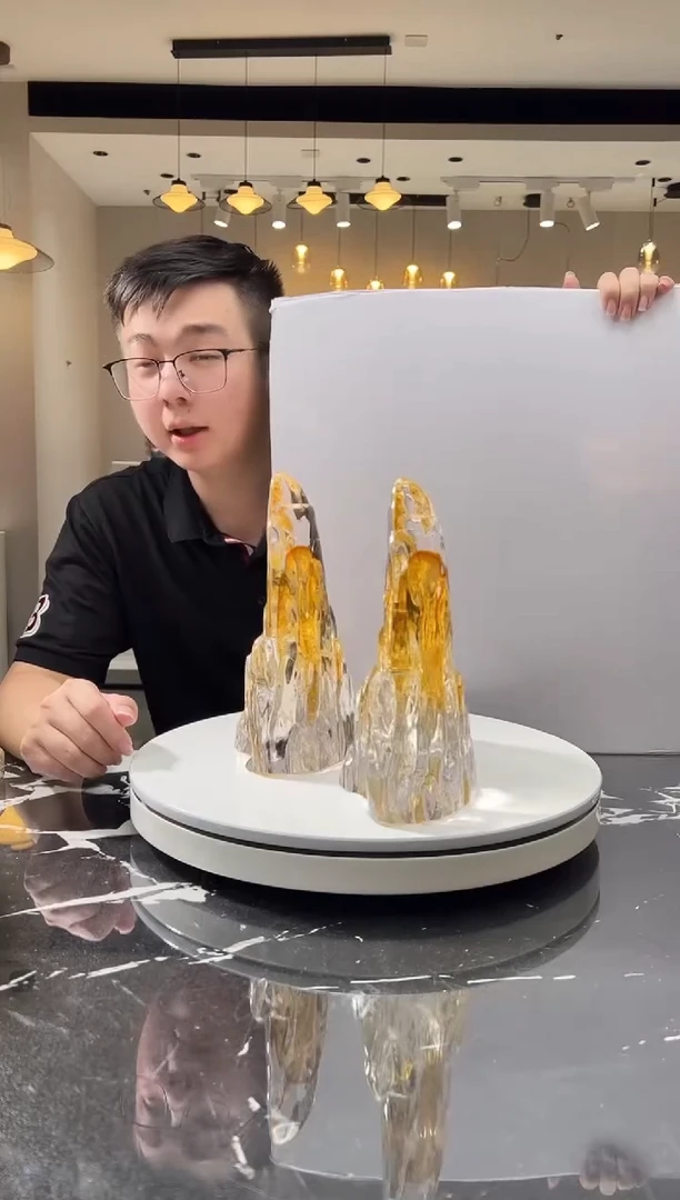 摆件巴比特美学 一组金山