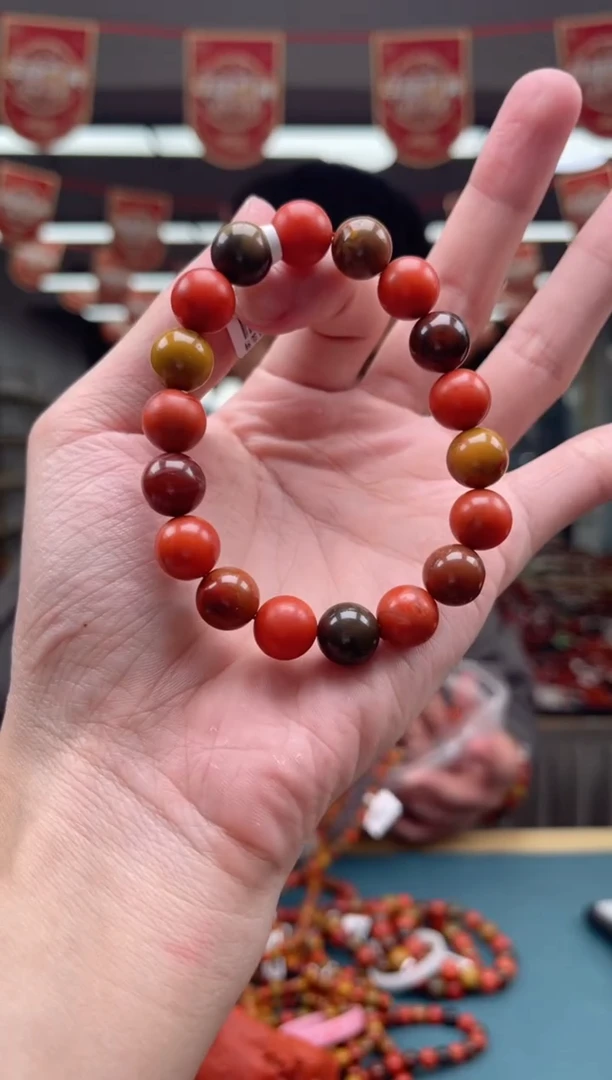 【闪购商品】南红玛瑙A23未镶嵌10mm包浆单圈-多样性发一件