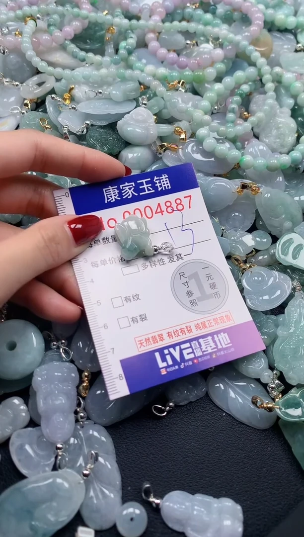 颈饰未镶嵌翡翠4887