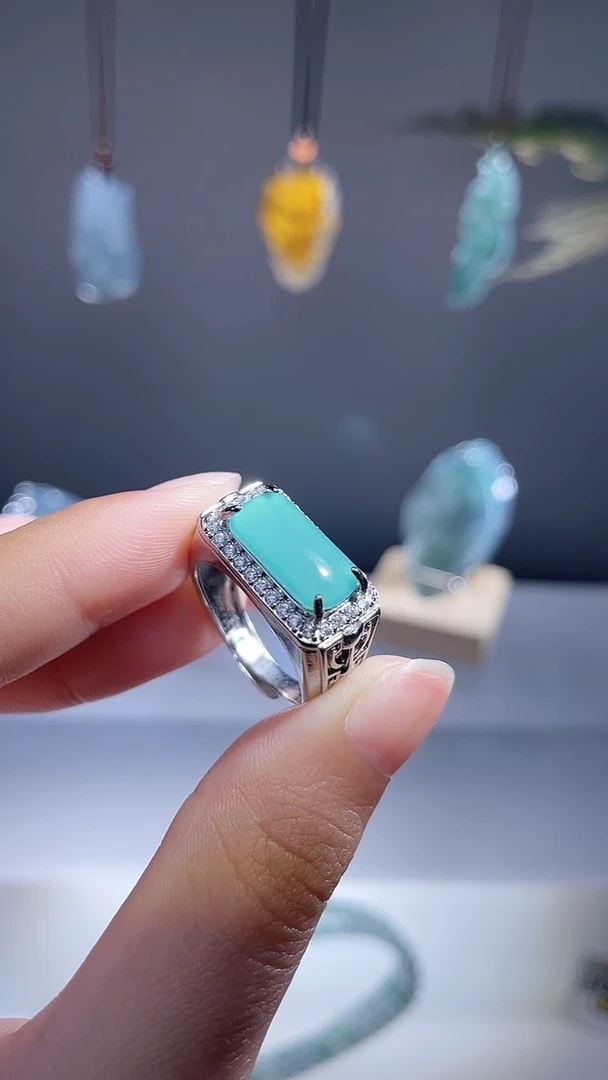 颈饰未镶嵌翡翠戒指多样性发1