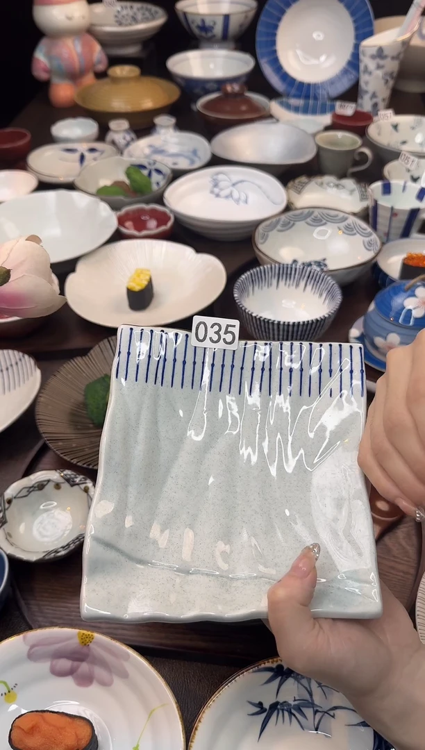 瓷（珠帘）手工纸捏盘