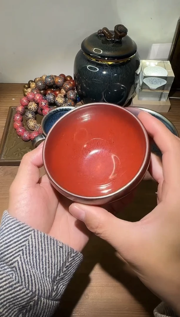 茶盏建阳建盏茶杯一只