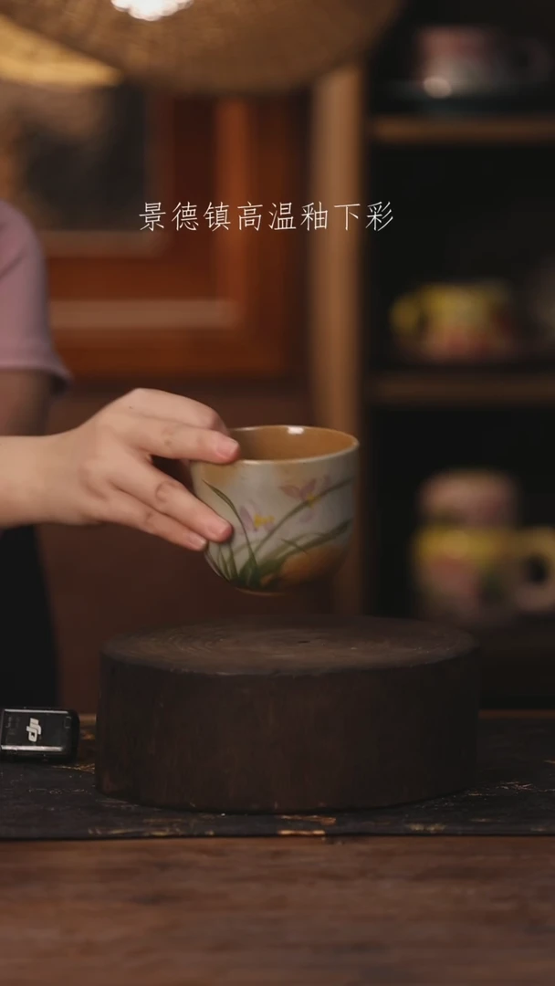 陶瓷景德镇高温釉下手绘陶瓷484