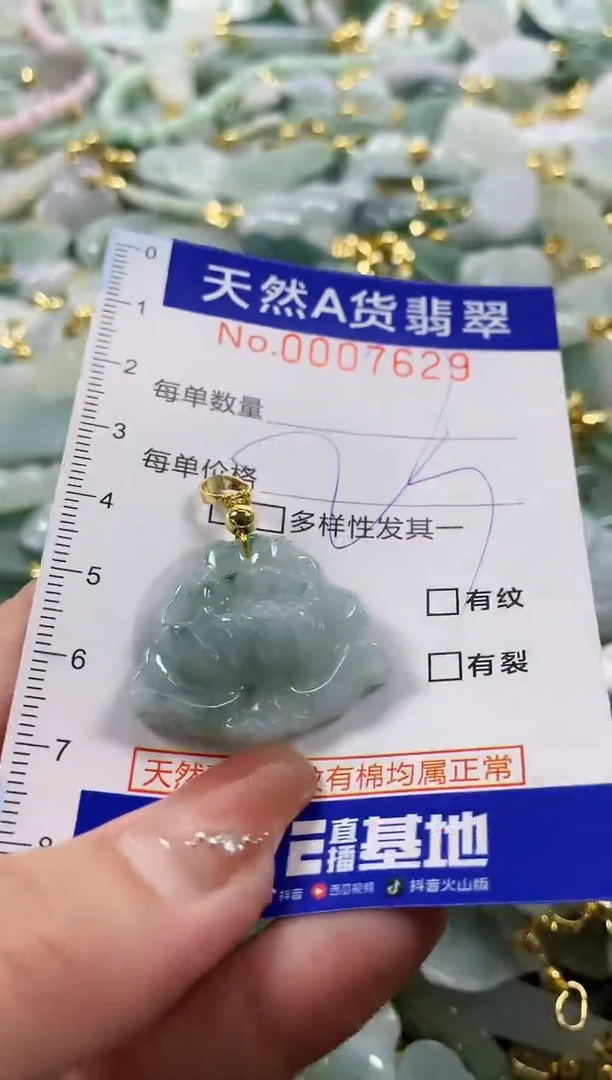 颈饰未镶嵌翡翠天然A货翡翠
