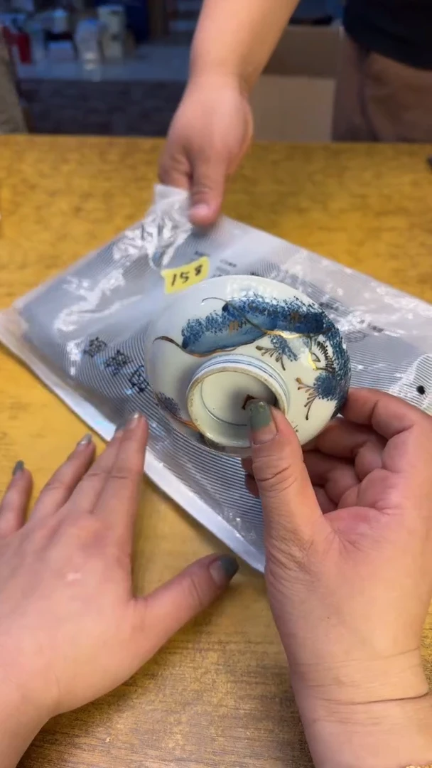 瓷器瓷瑕疵老破旧158  3xl粗碗