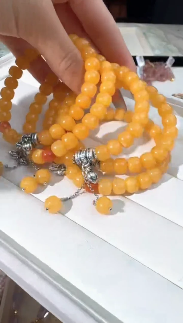 未镶嵌蜜蜡手链蜜蜡老型设计款发货多样性发其一