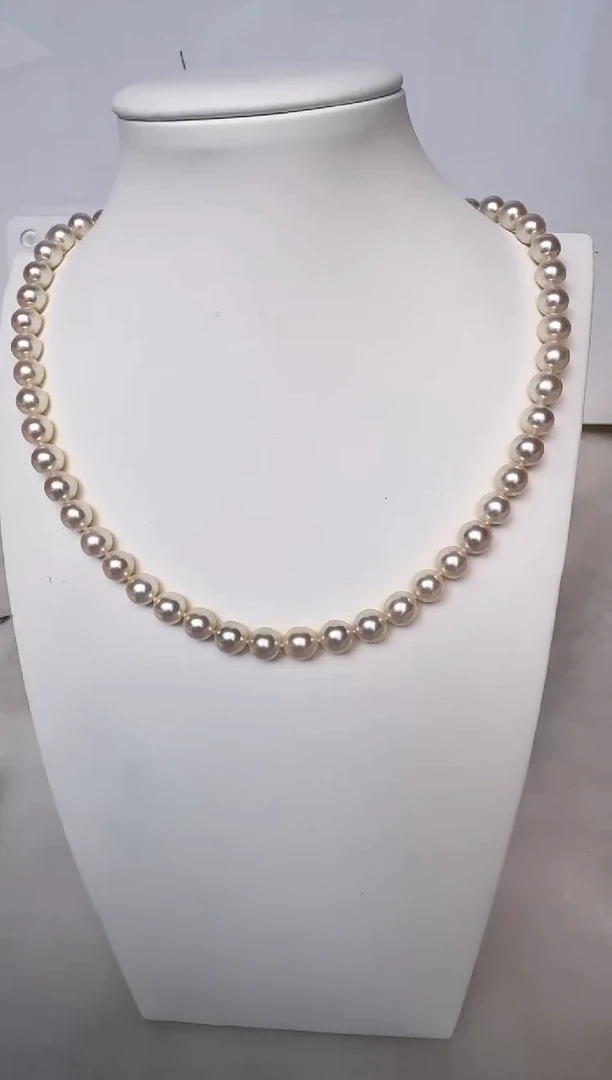 海水珍珠未镶嵌颈饰项链7.5-8