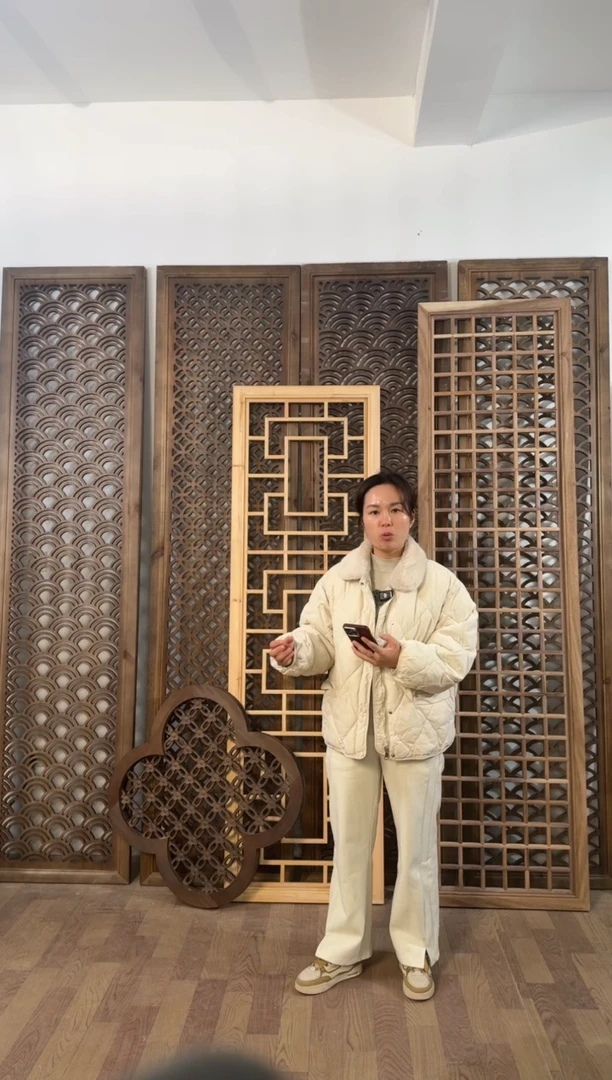 木（非红木类）1米88*76.5 材质红胡桃 祥云纹 做漆包邮