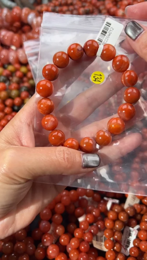 未镶嵌手串南红玛瑙12+