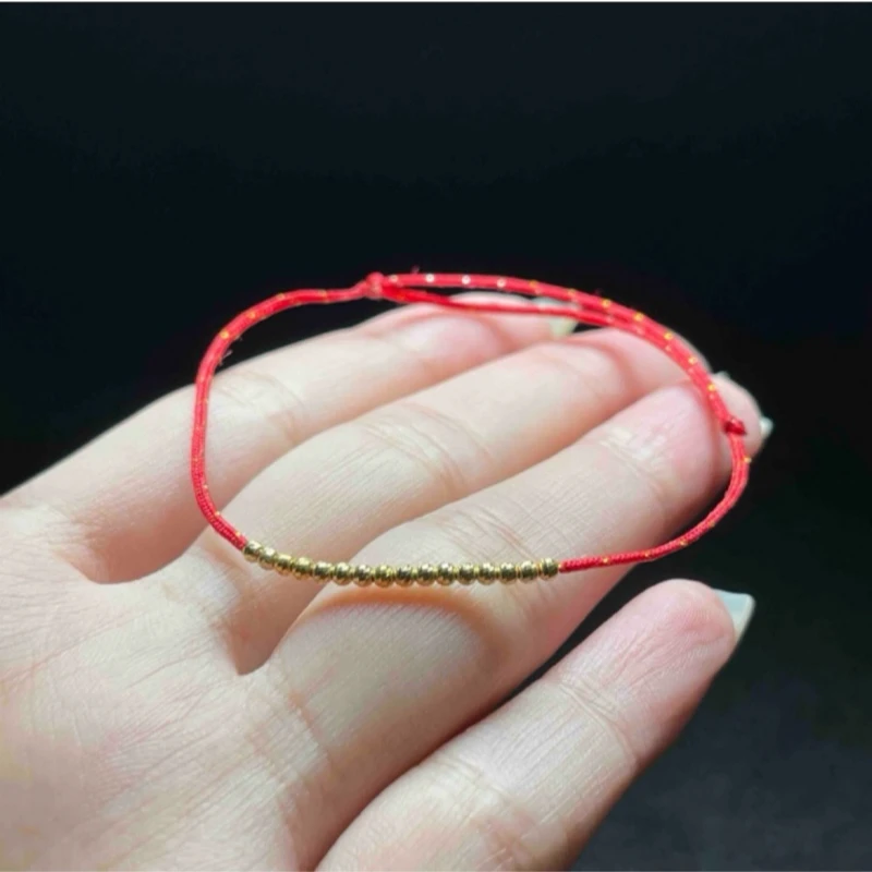 【小魏总返场福利】18k黄金红绳（2mm）