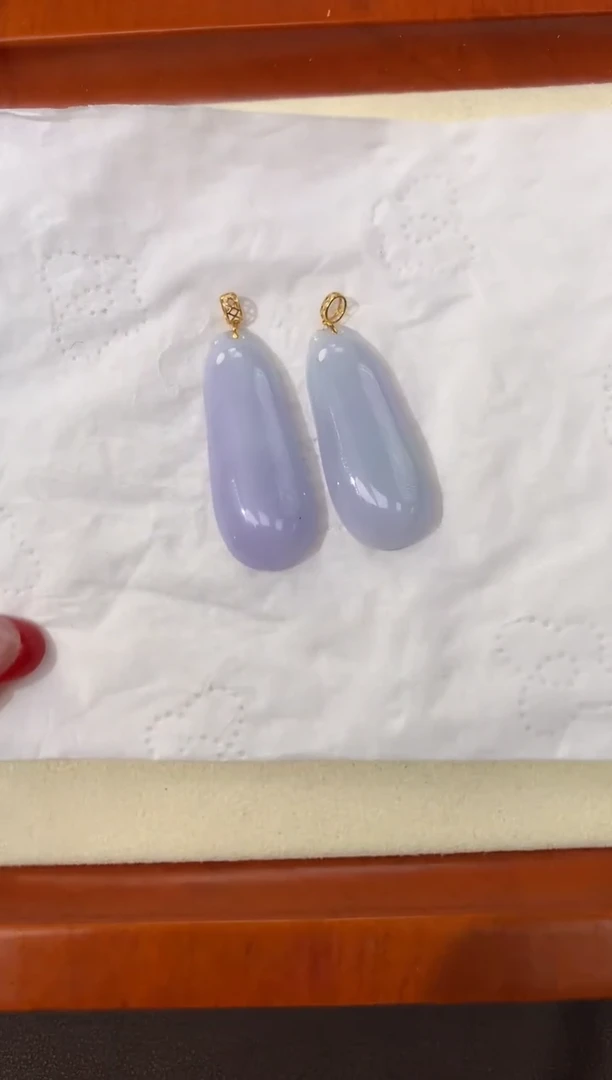 【闪购商品】翡翠颈饰18K金镶嵌天然缅甸a货翡翠(多样性发其一)