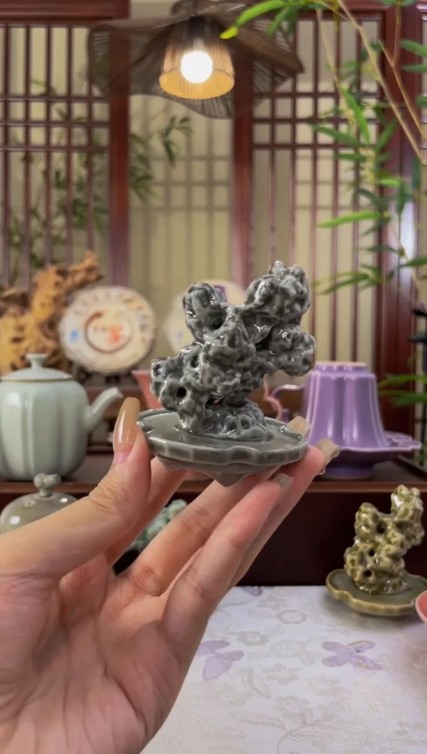 北溪堂-草木灰太湖石线香插