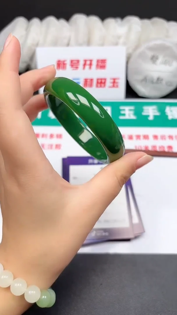 未镶嵌手镯和田玉73-1-63