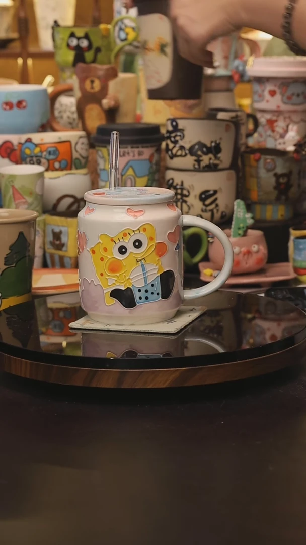 景德镇釉下彩绘设计师款式陶瓷