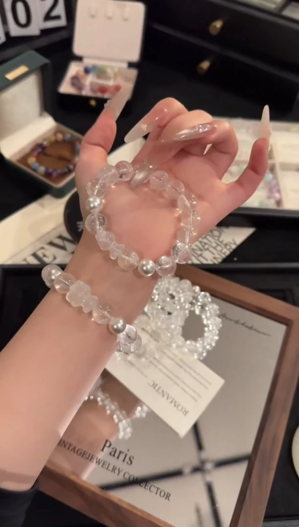 水晶手链合金kitty白阿赛x2270