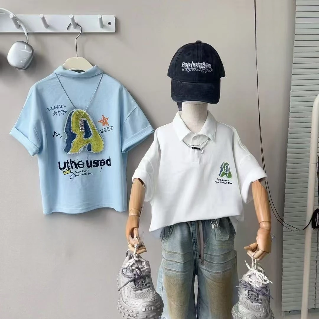 《胖哥》时尚休闲百搭夏季短袖5523