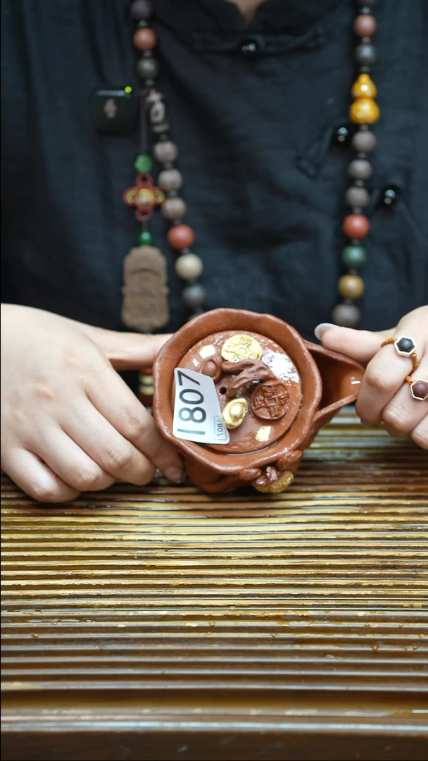 万古烧粗陶手工茶具