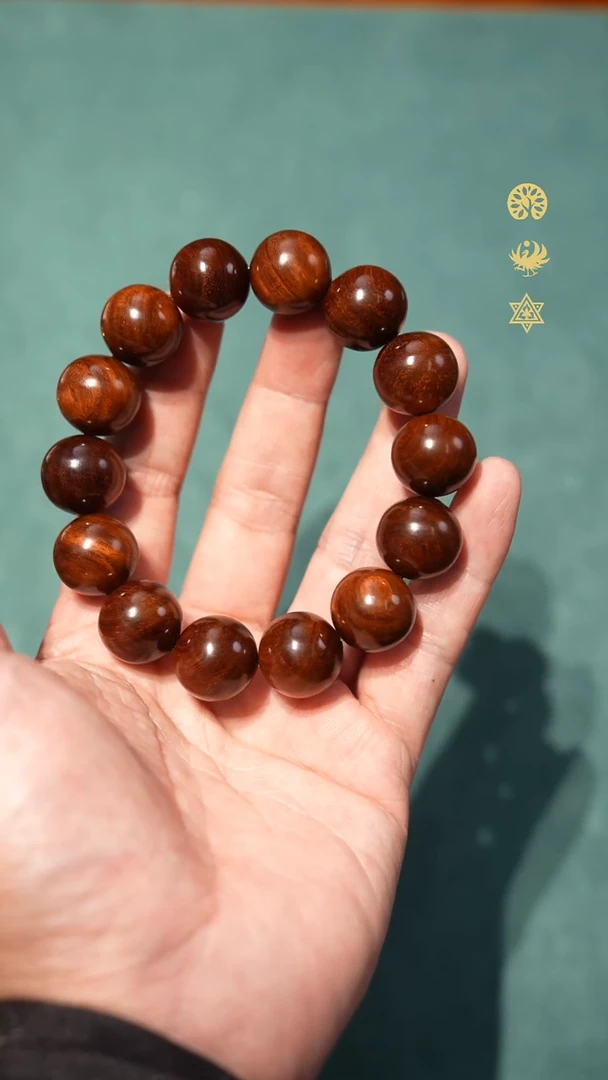 手串/手链黄花梨/降香黄檀老料油梨17mm佛珠