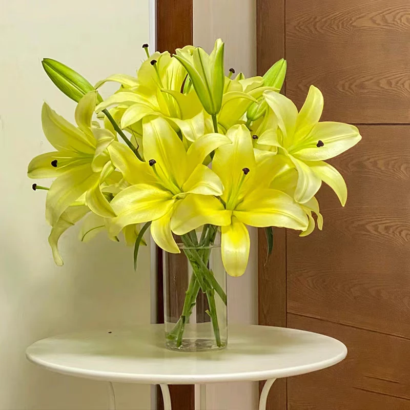 【黄天霸百合】云南鲜花基地 拍两单升级发顺丰冷链包邮 家用鲜切花