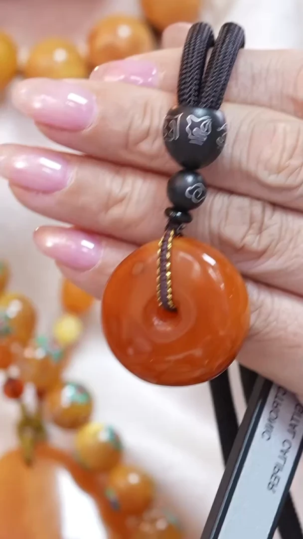 蜜蜡颈饰未镶嵌8553天然蜜蜡珠宝奇石云端妖孽全部保真