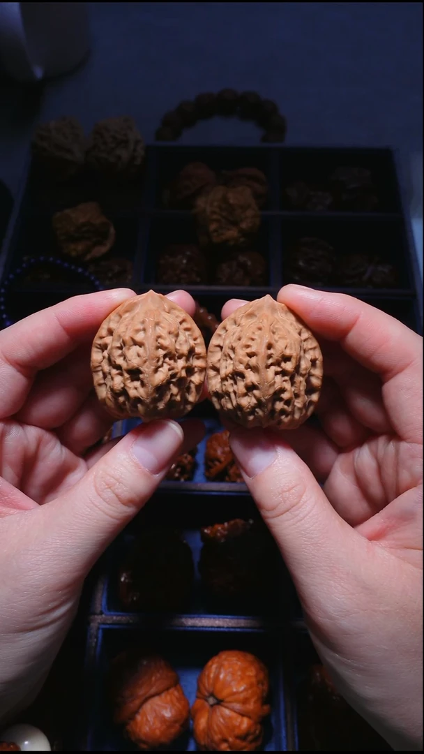 把件文玩核桃佛肚中高桩35（4号）