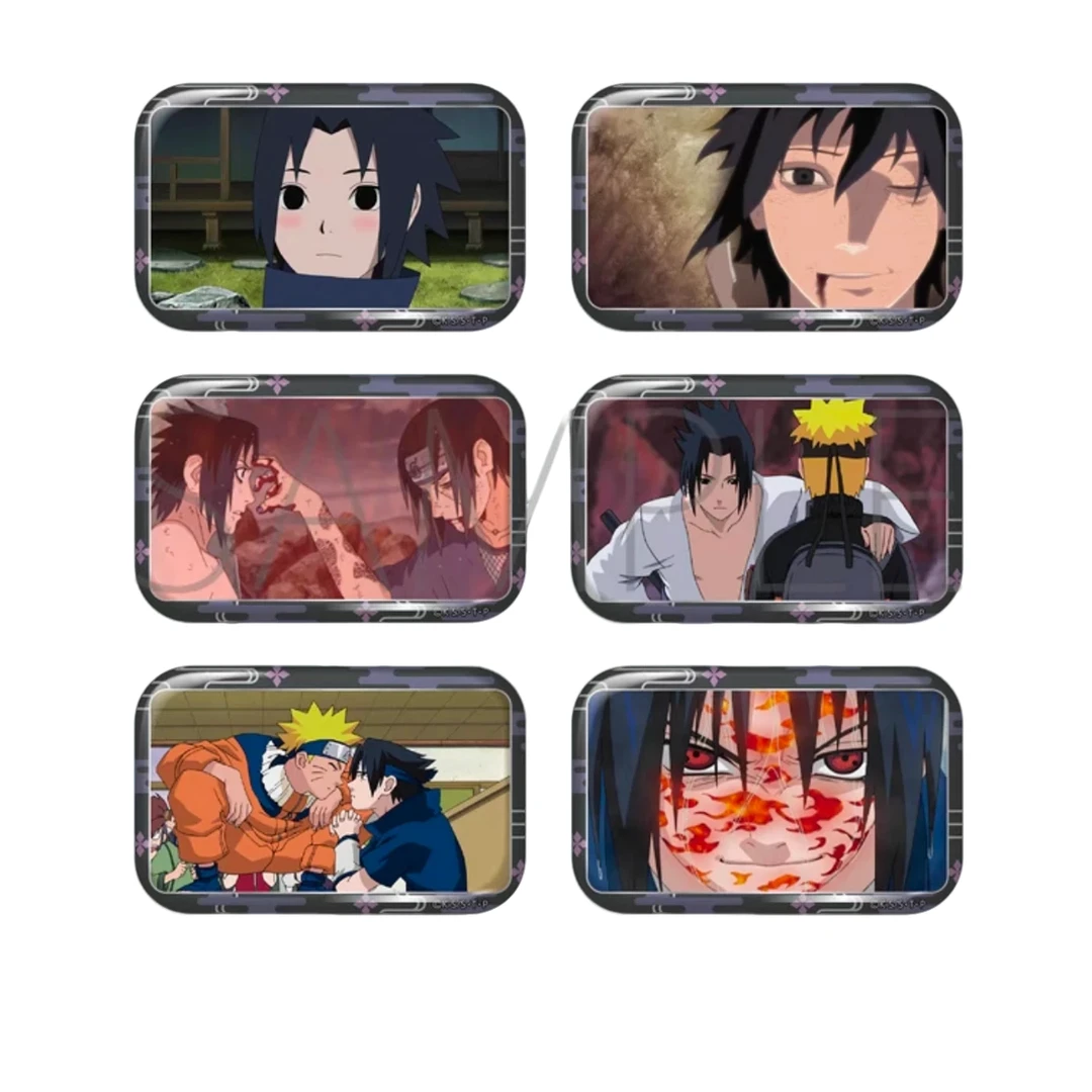 【火影忍者】宇智波佐助 生日方吧唧 徽章 盲袋（全6种）