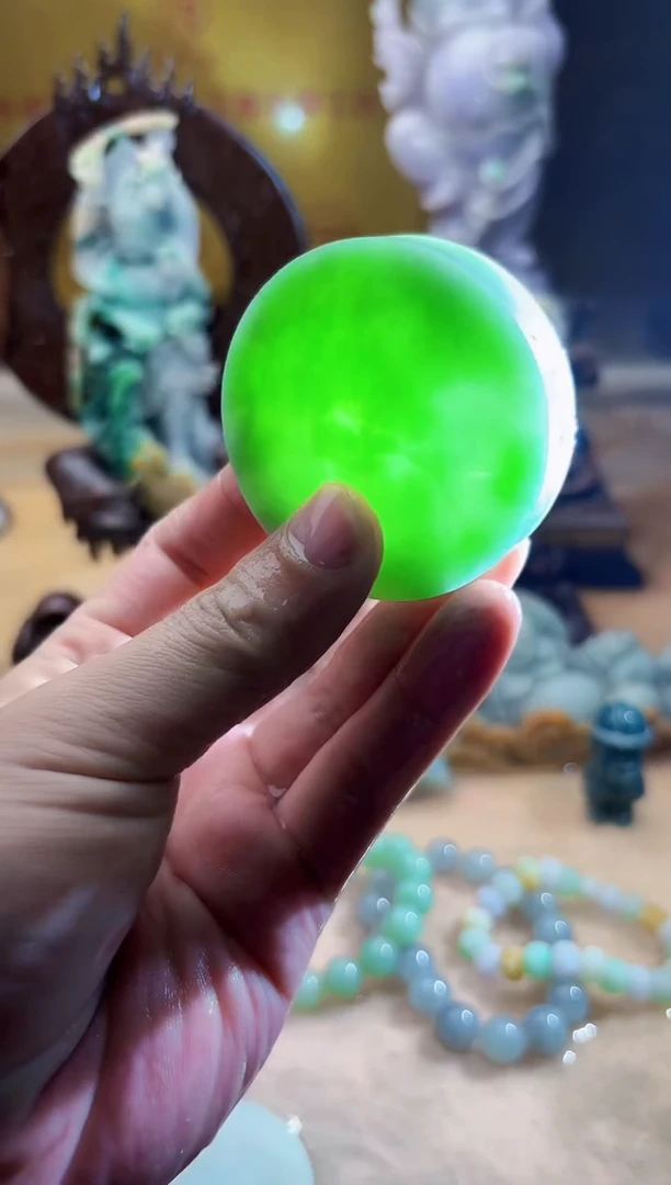 未镶嵌挂件翡翠A货张麦7233