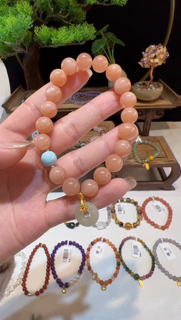 【闪购商品】长石手链未镶嵌手饰@@