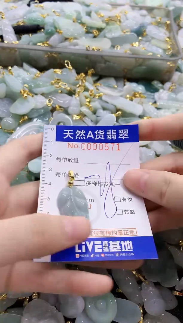 颈饰未镶嵌翡翠天然A货翡翠