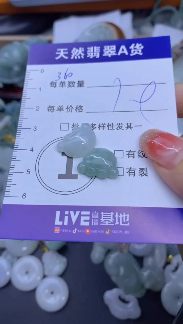 颈饰未镶嵌翡翠天然翡翠A货批量多样性发一件