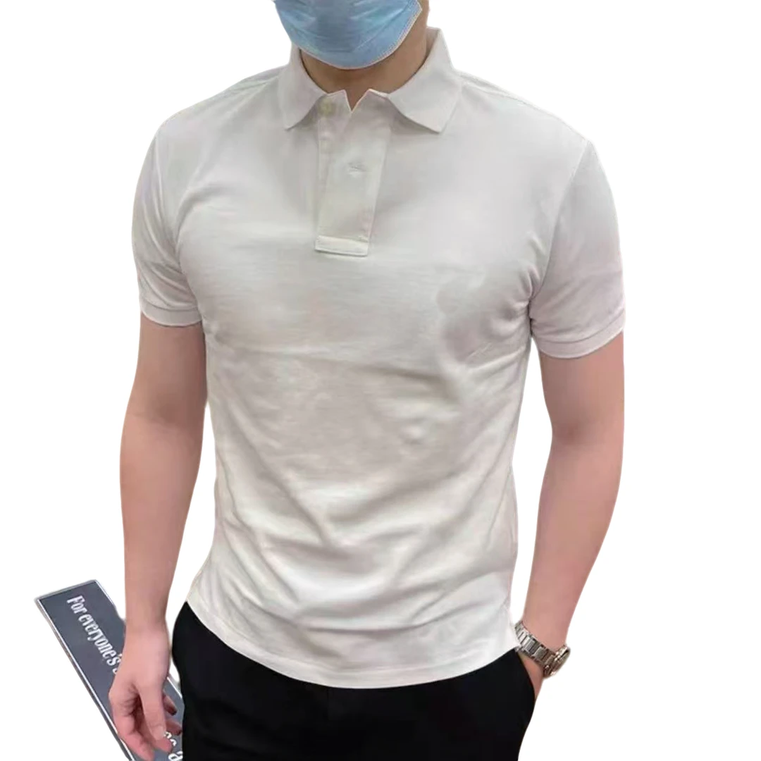 R 彩马海岛棉 custom slim fit 合体修身版 新款翻领poloY