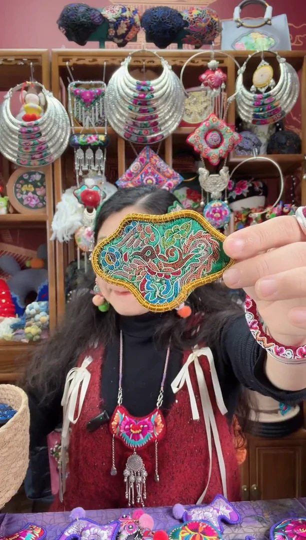 刺绣发夹77甜甜家