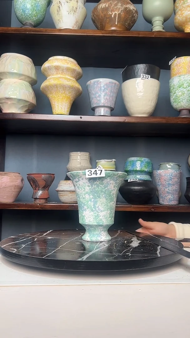 瓷片白泥347有孔10/15