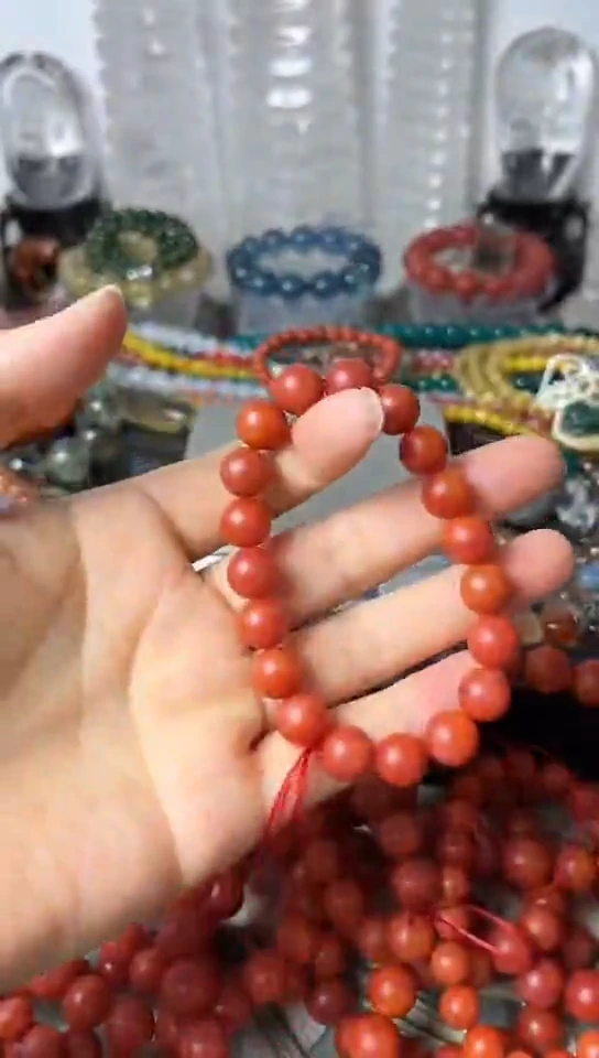 【闪购商品】南红玛瑙手链未镶嵌  矿坑