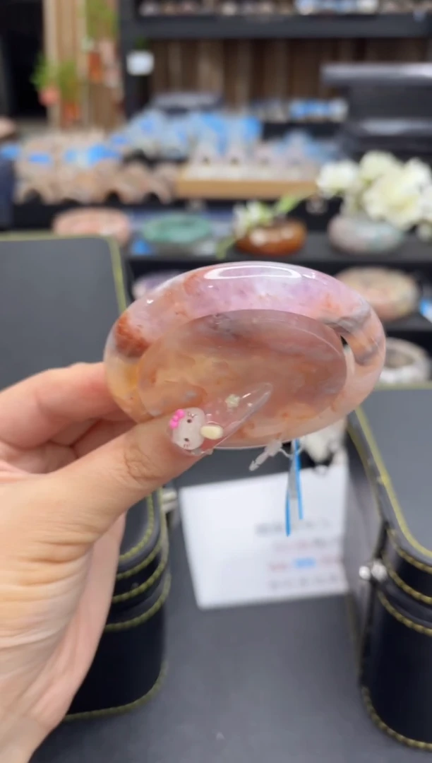 未镶嵌手镯石英质玉183(59圈赠送镯心)不退不换