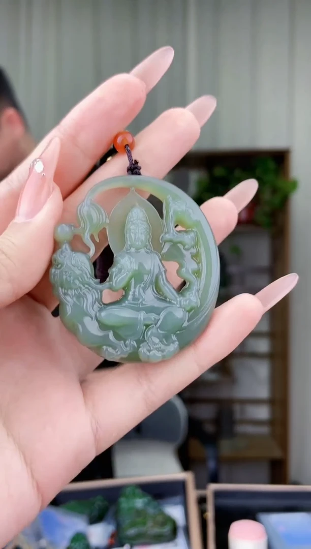和田玉未镶嵌挂件拍一发一，多样性发货！