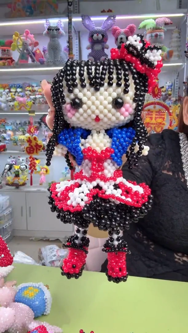 亚克力2467卡6糖果珠大萝莉材料包1套