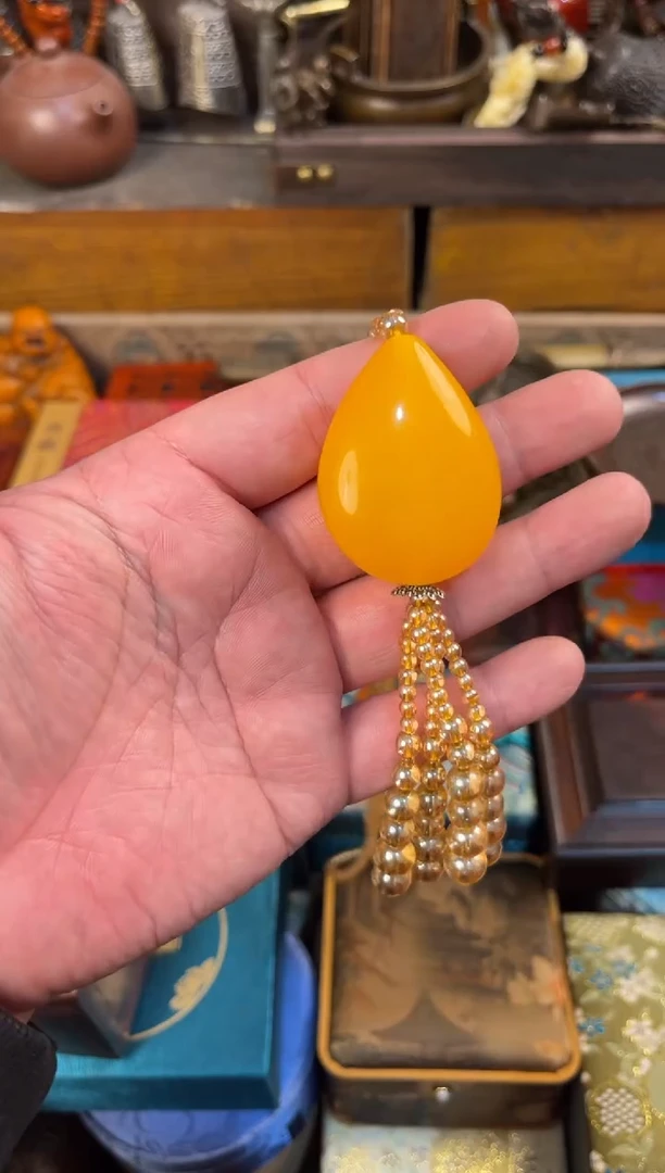 【闪购商品】蜜蜡颈饰未镶嵌二哥甄选哈哈哈哈