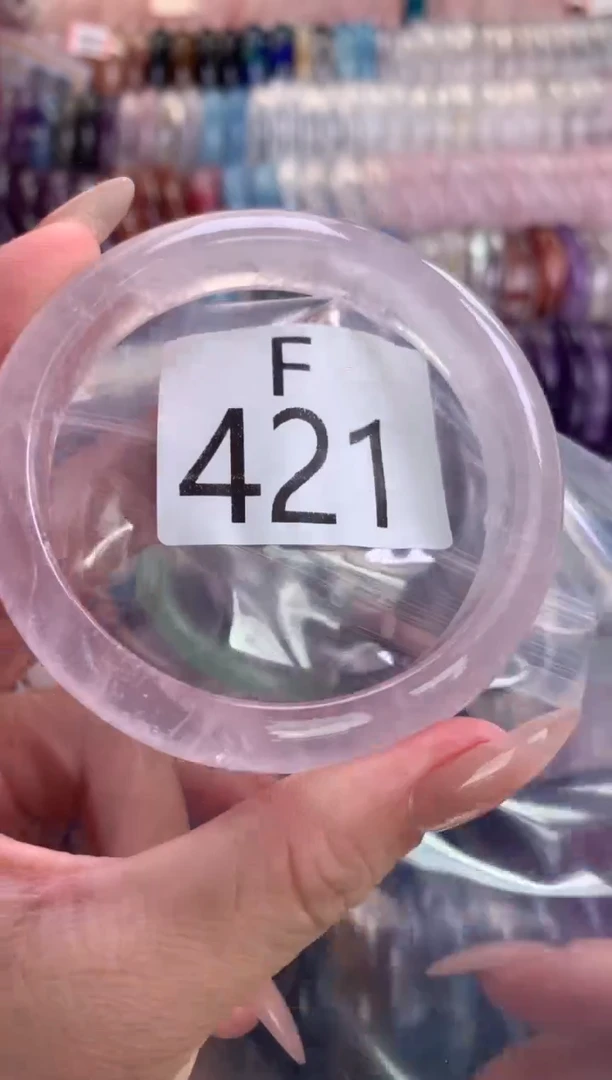 水晶珠宝半成品未镶嵌水晶手镯421-58