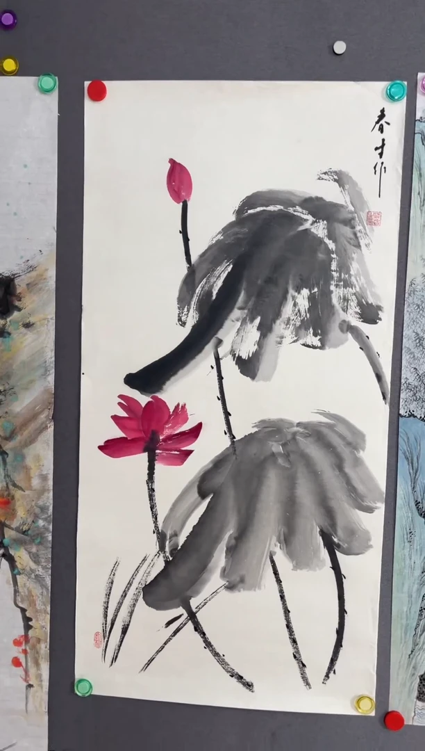 国画国画山水花鸟作品