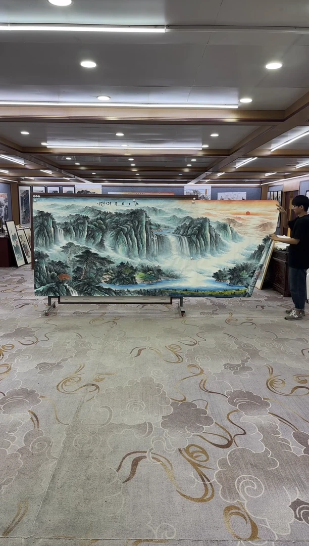 绘画绘画Y-邵明义-大丈二-山水画