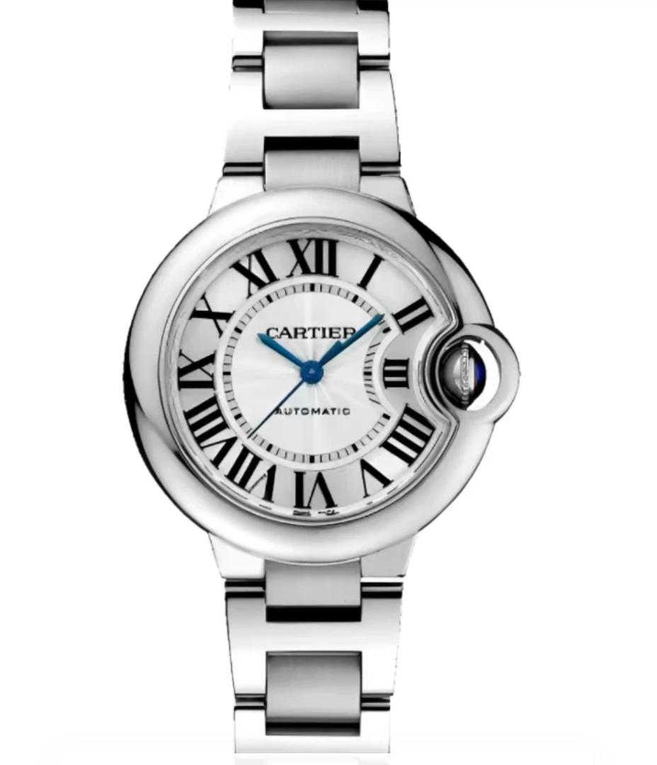 99新 Cartier/卡地亚 卡地亚蓝气球36盘机械钢带款XQ 无