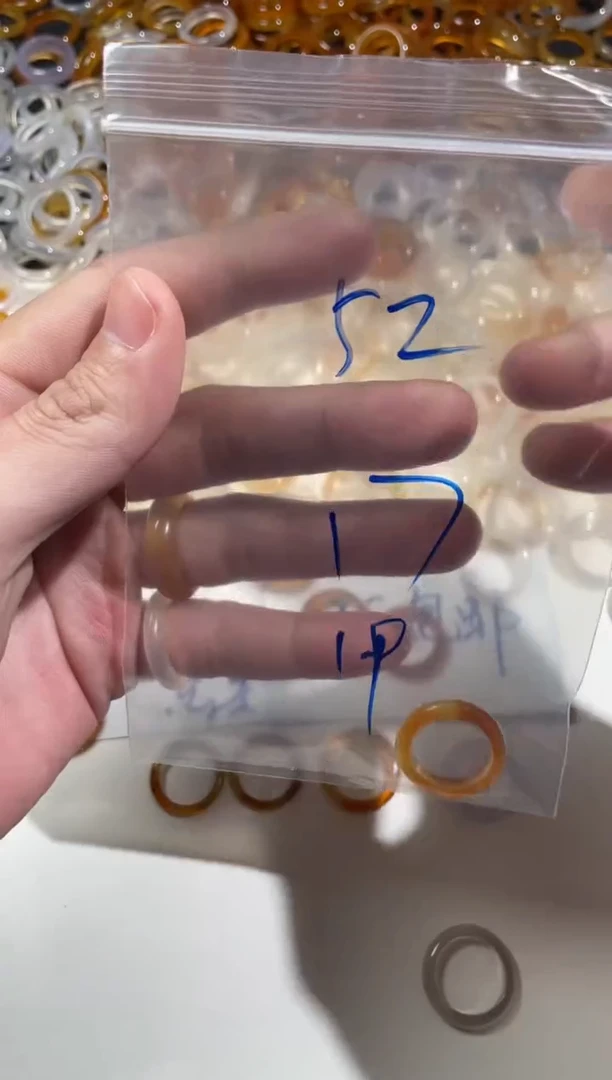 【闪购商品】玛瑙/玉髓戒指未镶嵌52