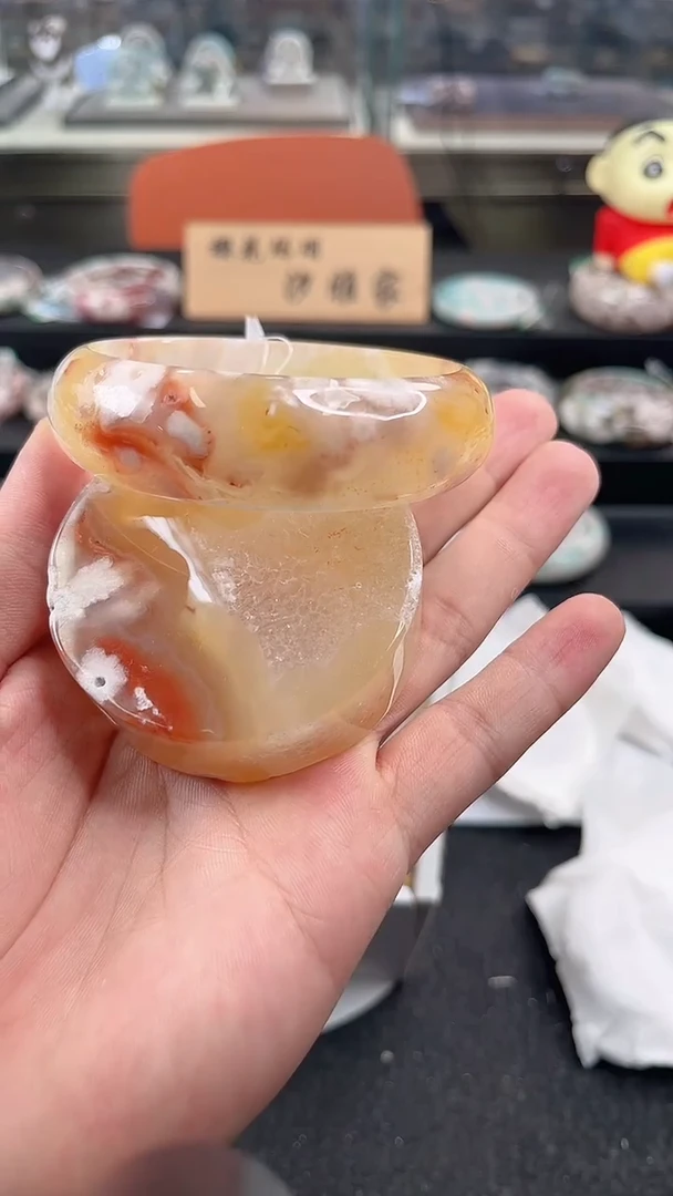 未镶嵌手镯石英质玉63圈口 （赠品镯心）3975458