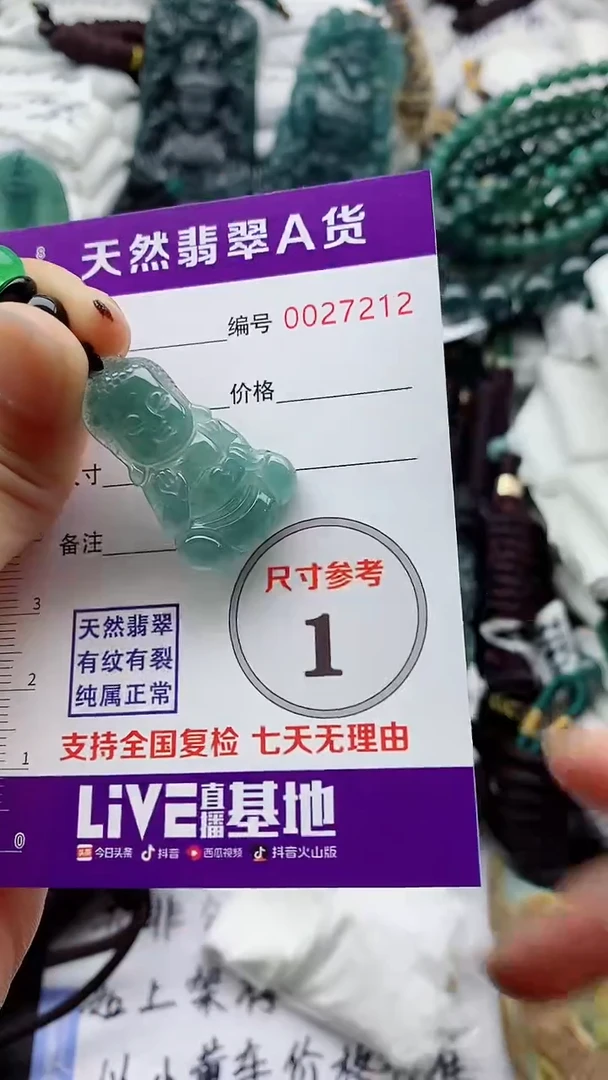 翡翠未镶嵌颈饰9